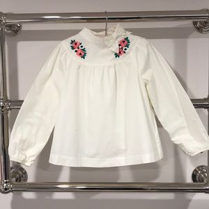Janie & Jack Girls Embroidered Blouse